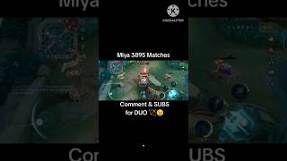 Miya 3895 Matches  ML Season 34 mobilelegends shorrgamehighlights [upl. by Kristen]