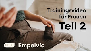 Beckenbodentraining mit Empelvic für Frauen  Trainingsvideo 2 [upl. by Aiekan]