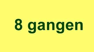 8 gangen sang  gangetabellen sanger  åtte gangen [upl. by Oiliruam]