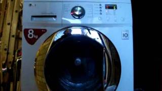 LG Inverter F1222TD Washing Machine delicates final spin 800rpm [upl. by Azarcon]