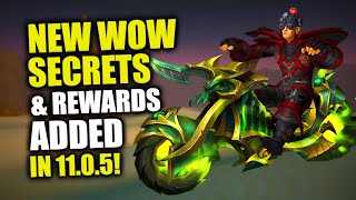 New WoW 20th Anniversary Secrets Event amp Rewards WoW The War Within  Patch 1105 [upl. by Dermot982]