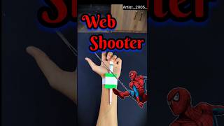 Spider man web shooter 🕸️🕷️ diy experiment matchbox scienceexperiment magic webshooter viral [upl. by Aksehcnarf426]