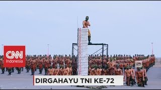 Bikin Lawan Ciut Skill Beladiri Tingkat Tinggi Prajurit TNI  HUT TNI ke72 [upl. by Turk467]