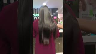 Smoothening greentrendsbhadrak 1kviews hairstyle trending unisexbeautyandhairsaloon hair [upl. by Scuram]