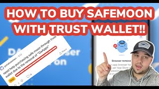 🚀🌕 How To Buy Safemoon With Trust Wallet 🚀🌕 [upl. by Larochelle147]