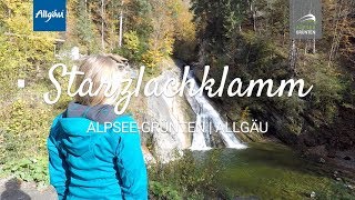 Starzlachklamm AlpseeGrünten  Wandern im Allgäu HD [upl. by Neersin]