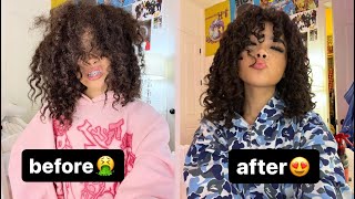 CURLY HAIR ROUTINE [upl. by Vasili]