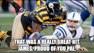 Andrew Luck Compliments Sackers  Nicest NFL Player  Micd Up [upl. by Syla]