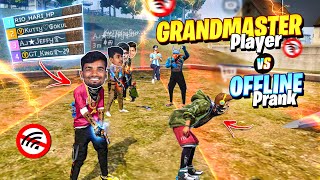 😭Offline Prank Gone Wrong For Cs Ranked Grandmaster Players😭  GTKINGHARIAJKG [upl. by Inittirb]