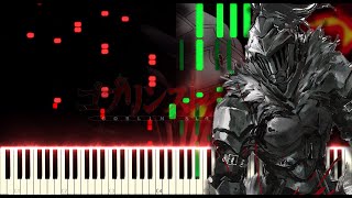 Rightfully  Goblin Slayer OP FULL  ゴブリンスレイヤー OP  PIano Tutorial  Sheet Music [upl. by Acinoev197]