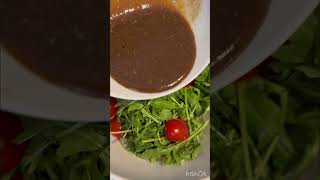 Rocket salad with tomatoes and balsamic dressing [upl. by Sewole]