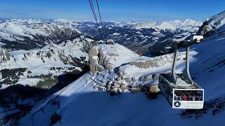 Switzerland Glacier 3000 Peak Walk by Tissot tissot icemountain snow cablecar travelling 雪山 [upl. by Clary]