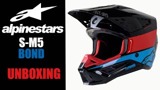 ALPINESTARS  UNBOXING DE MI NUEVO CASCO  SM5 BOND [upl. by Cyrie]