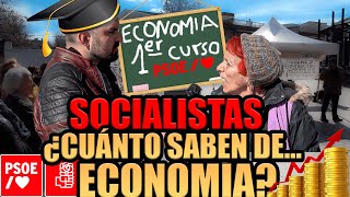 ENTREVISTAS EN MANIFESTACIÓN SOCIALISTA ¿CUÁNTO SABEN DE ECONOMÍA INMIGRANTES PENSIONES Y ANDORRA [upl. by Lothaire720]