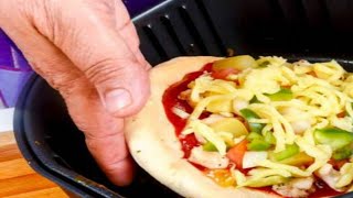 PIZZA NA AIRFRYER  FÁCIL PRÁTICO E RÁPIDO🍕 [upl. by Negriv403]