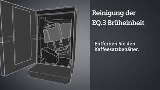 Kaffeevollautomat Siemens EQ 3 Brüheinheit reinigen und pflegen  Siemens Hausgeräte [upl. by Gayn909]