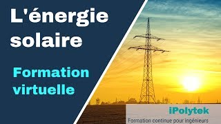 Devenez un expert de lénergie solaire en 75 minutes Aperçu du cours sur lénergie solaire [upl. by Elehcin]