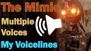 Mimic Voicelines and Voices Test FNAF Blender [upl. by Aseefan]