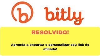 Como encurtar link no BItly  Por que esta dando erro [upl. by Grimona228]