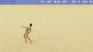 Paris Olympics Boryana Kaleyn  Hoop AA Final [upl. by Icaj]