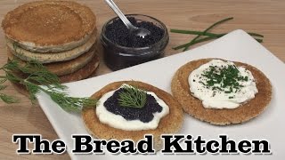 Buckwheat Blinis Recipe in The Bread Kitchen [upl. by Lerraj706]