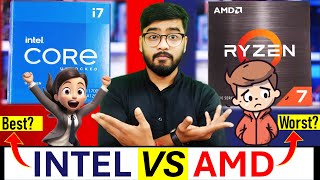 Intel Vs AMD Processors  Which is Best  Intel Vs Ryzen intelvsamd [upl. by Felita]