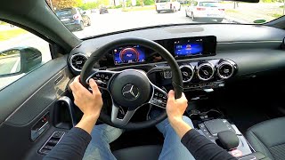 2021 Mercedes Benz a class A200  pov test drive [upl. by Ahsiemak]