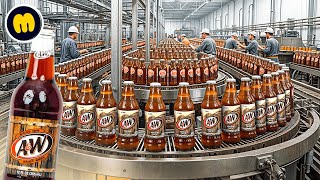 AampW Americas Favorite Root Beer  How Its Made [upl. by Saitam]