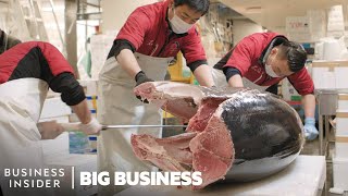 How A 600 Pound Tunafish Sells For 3 Million At The Largest Fish Market In The World  Big Business [upl. by Shadow]