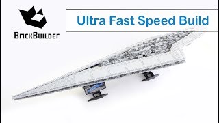 LEGO STAR WARS 10221 Super Star Destroyer  Ultra Fast Speed Build Exclusive for Collectors [upl. by Haidabej584]