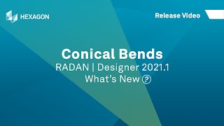 Conical Bends  RADAN Designer 20211 [upl. by Bathelda]