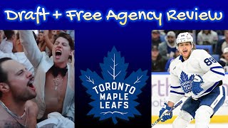 Leafs Draft  Free Agency Review  2024 [upl. by Odnomyar]