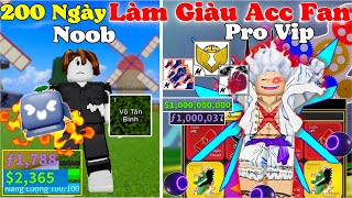 BloxFruit 200 Ngày Giúp Fan Làm Giàu Nâng Cấp Acc Từ 0 Thành Pro Thức Tỉnh Sức Mạnh Full Gear [upl. by Lyndsie]