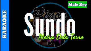 Sundo by Moira Dela Torre  Karaoke  Male Key [upl. by Akerley]