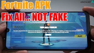 Fortnite APK Fix All Device Not Supported  Bus Kick  VPN  LagquotNot Fakequot [upl. by Weibel]