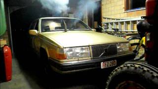 Volvo 760 turbo diesel intercooler sound [upl. by Enialed933]