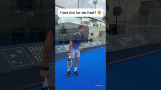 Augustin Tapia has skills🔥😎 padel tapia [upl. by Atwekk]