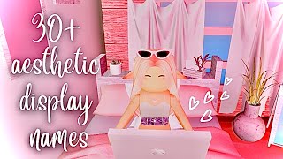 30 aesthetic Roblox display names  Simply Ella [upl. by Bevis]