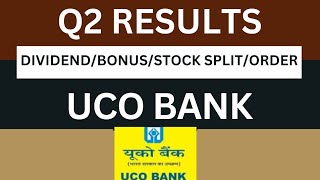 Uco Bank Q2 Results 2025  Uco Bank Results Today  Uco Bank Share Latest News [upl. by Ssur]