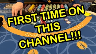 BLACKJACK in LAS VEGAS DOUBLE SESSION FIRST TIME ON THIS CHANNEL [upl. by Weathers]