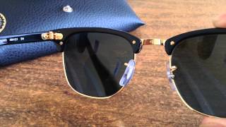 Ray Ban Clubmaster Made in China Original [upl. by Yelwah]