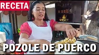 Como hacer Pozole De Puerco en  La Vida Del Rancho [upl. by Montagu]