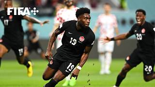 Alphonso Davies Scores Canadas First FIFA World Cup Goal [upl. by Hasan]