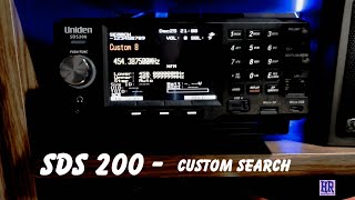 SDS200 Scanner Radio  Custom Search [upl. by Ludovika]