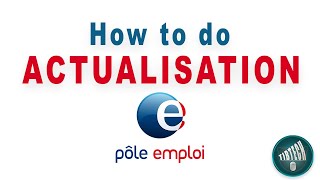 how to do Pôle emploi actualisation [upl. by Alekehs]