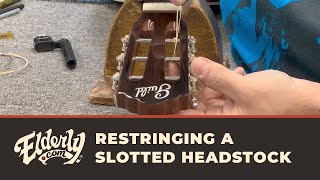 Perfectly Restringing Your Slotted Headstock Guitar [upl. by Ellenej46]