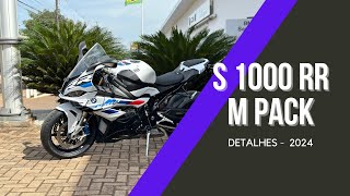 BMW S1000RR M Pack 2024 em detalhes [upl. by Dennett]