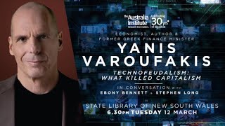 Yanis Varoufakis Technofeudalism  Sydney [upl. by Kahcztiy]