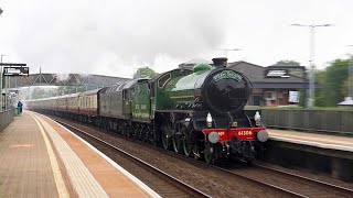 61306 quotMayflowerquot flies through Tiverton Parkway 150624 [upl. by Arihaz]