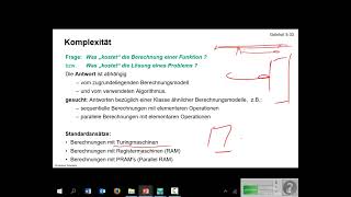 Grundlagen der Informatik II  Sitzung 11 Prof Schmeck  AIFB  WS 201617 [upl. by Mehs]